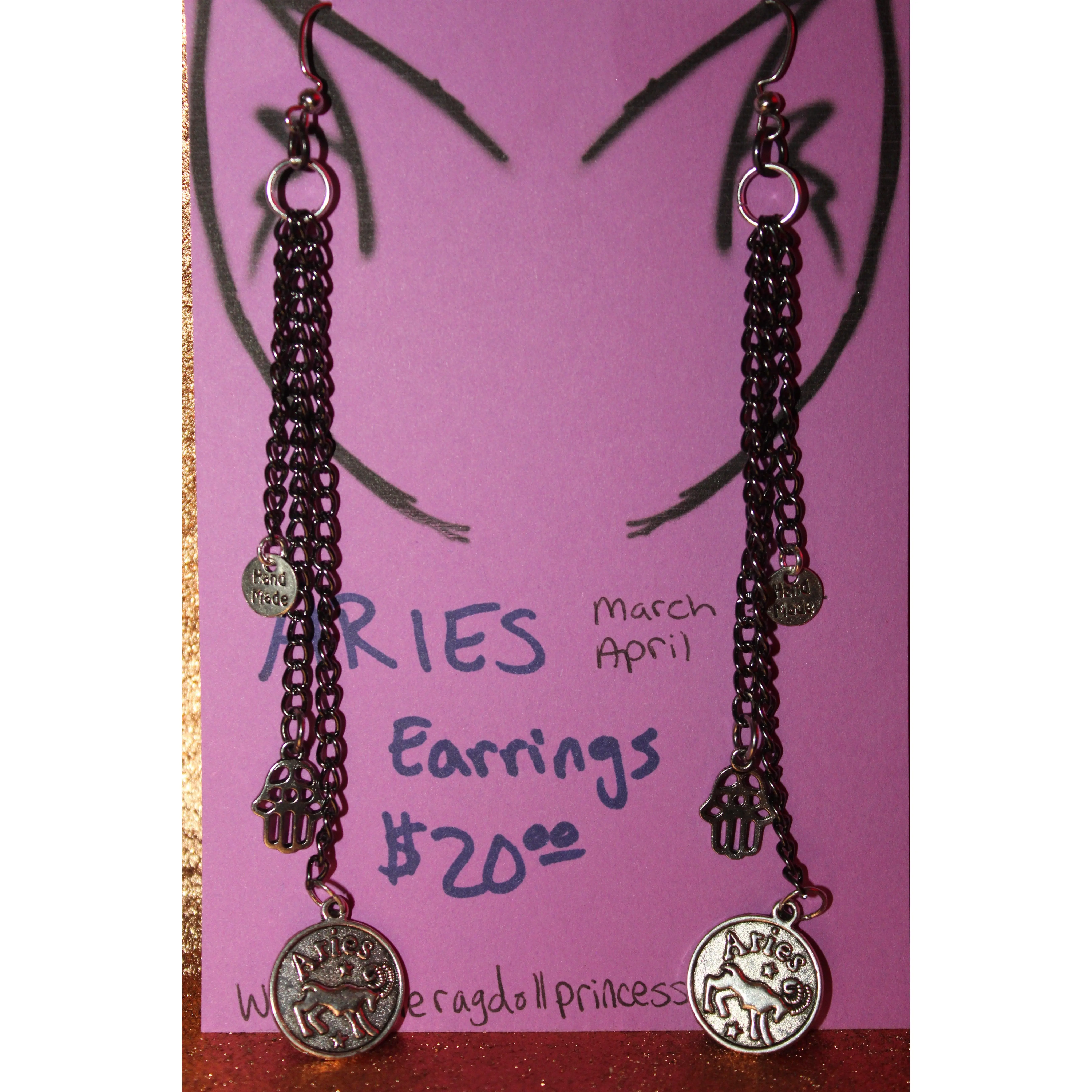 Zodiac Earrings- ARIES