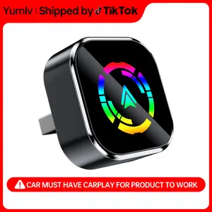 【YURNLV】2026 New CarPlay Wireless Adapter, compatible with iPhone/Android, plug and play, quick and automatic connection.