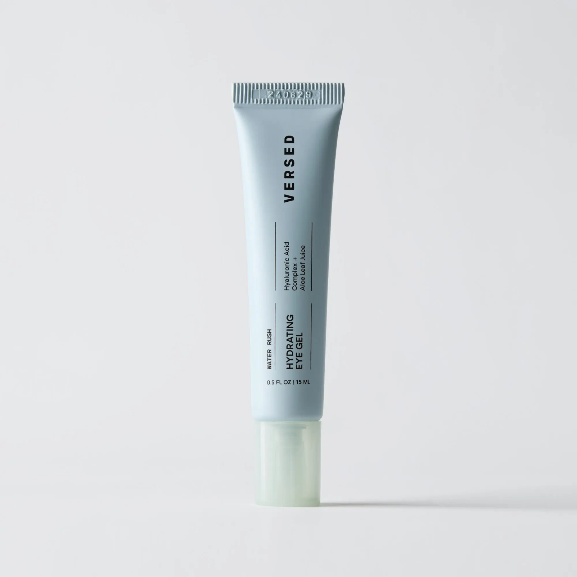 Versed Water Rush Hydrating Eye Gel - Under Eye Cream for Puffiness and Bags Under Eyes - Hyaluronic Acid Under Eye Brightener - Clinically Tested Gel-Cream Formula