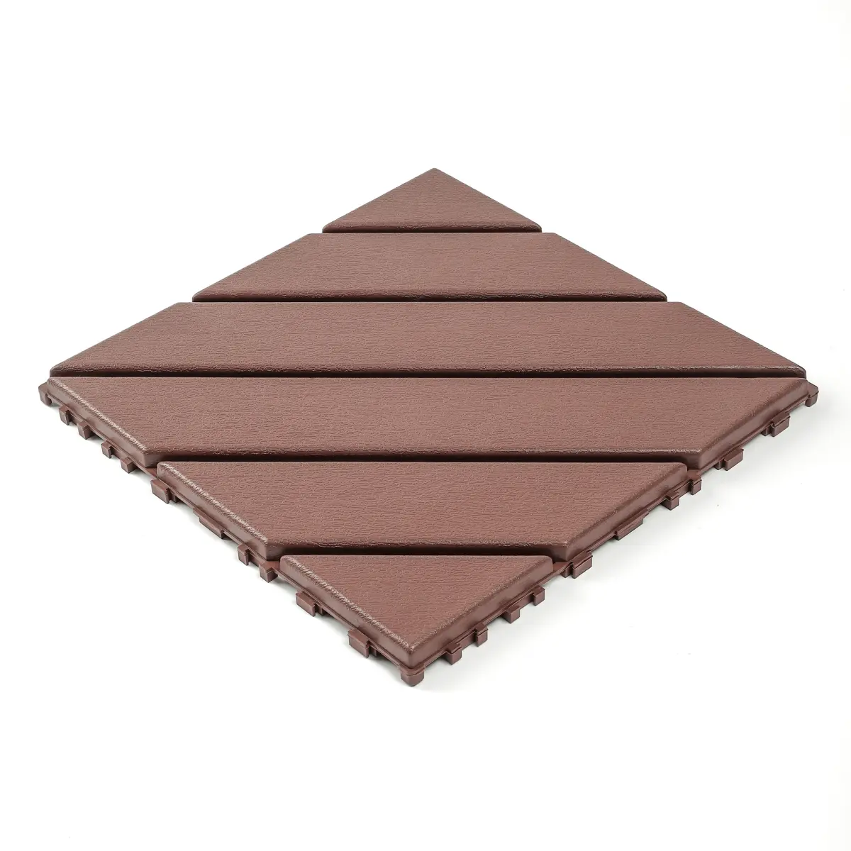 12x12x0.8 In PP Interlocking Floor Tiles - Heavy-Duty High Load-Bearing Waterproof Glue-Free Exterior-Grade Floating Flooring, Easy-To-Install Solid Reliable Home Improvement Tiles for Patio, Balcony, Floating Flooring Click-Parquet, Interlocking Pieces C