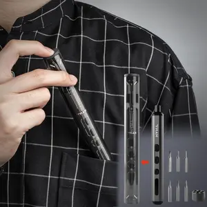 Mini Cordless 7-in-1 Rotary Tool Kit, Portable Electric Screwdriver Set, USB Rechargeable Screwdriver, Adjustable Speed Electric Screwdriver Set for Electronics Repair