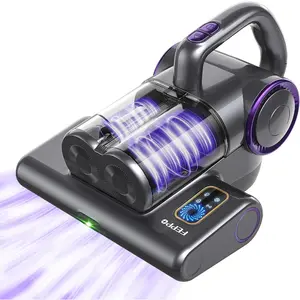Mattress Vacuum Cleaner, 16Kpa Bed Vacuum Cleaner with 253.7nm UVC Light, 140 ° F Heat, HEPA Filter  Ultrasonic, Handheld Vacuums for Bed, Sofa, Couch, Crib(Corded, 500W)