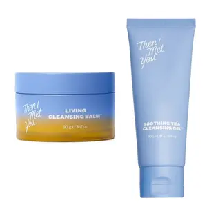 Then I Met You The Cleansing Duo Makeup Remover Balm and Face Cleanser Set for Double Cleansing Hydrated Skin
