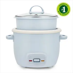 4-Cup Cooked, 2-Cup Uncooked Rice Cooker & Food Steamer with Bonded Granite® Nonstick Ceramic