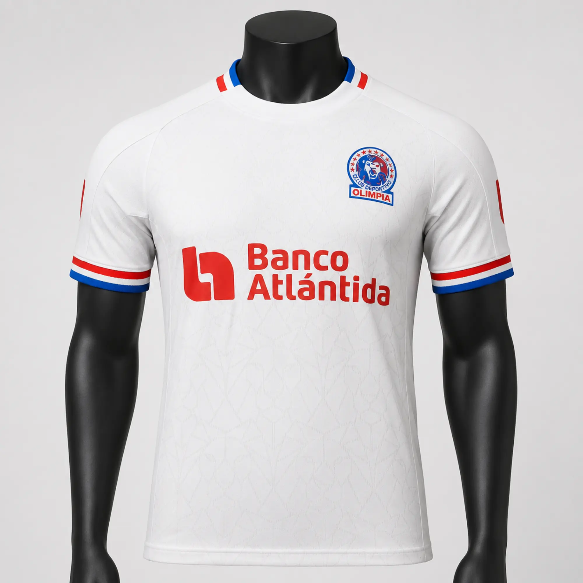 [Trending] - CD Olimpia 2026-27 Home Soccer Jersey - Full Print Logo