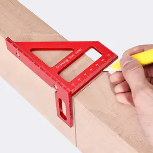 3D Multi Angle Measuring Ruler Woodworking Square Tool for Carpenter DIY Woodworking Square Protractor