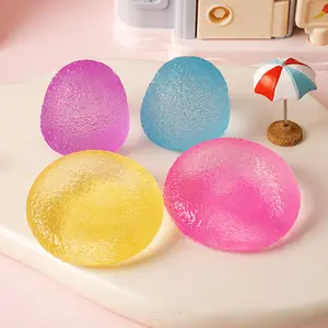 5 Kinds Fidget Toys Stress Balls for Kids & Adults - Changes Color in The Sun - Malt Sugar Squishy Fidget Toys - Slow Rise Gel Ball - Stretchy Squeeze Stress Relief Balls for Anxiety/Therapy/Classroom