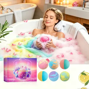 Lavender Bubble Bath Gift Set for Kids & Adults, Long Lasting Fragrance, Moisturizing & Soothing, Relaxing Home Bath Experience