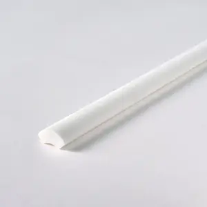 Bianco Dolomite Marble 1x12 Quarter Round Trim Polished/Honed Sample