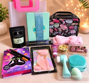 Self Care Bundle Set  Wellness Journal, Pens, Relaxation & Cozy Extras