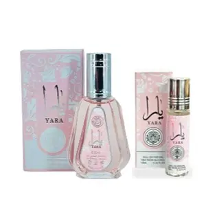 Yara 50ml Perfume + Yara 10ml Roll-on Perfumed oil, Floral Fragrance Blend, Fragrances
