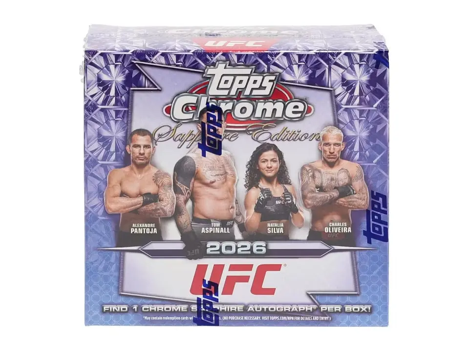 2026 Topps Chrome UFC Sapphire Edition Trading Cards