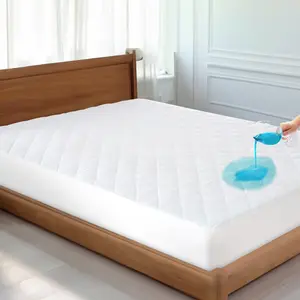 Soft Mattress Protector, 100% Waterproof Quilted Cover, USA California King Size (72in x 84in) for Restful Sleep