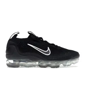 Nike Women's Air VaporMax 2021 FK Black Metallic Silver Running Shoes, from StockX