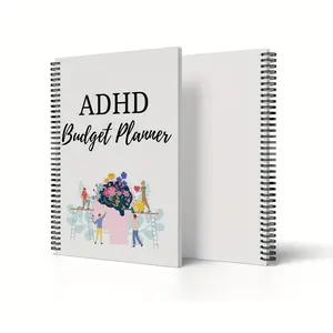 Spiral Bound Notebook for Adhd Planning, Organizer for Home Office School and Work, Perfect Workbook for Note Organization, Organizing, Home Office Planner
