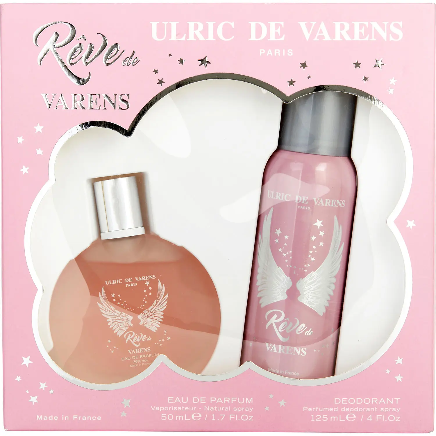 Reve De Varens Set-Eau De Parfum Spray 1.7 Oz & Deodorant Spray 4.2 Oz For Women