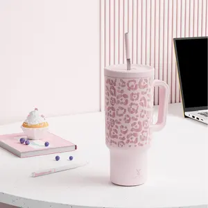 MEOKY 40oz Tumbler,Stainless Steel Insulated cup，Portable Leak-proof,Suitable for Outdoor Travel，Holiday Gift，Non-BPA Free