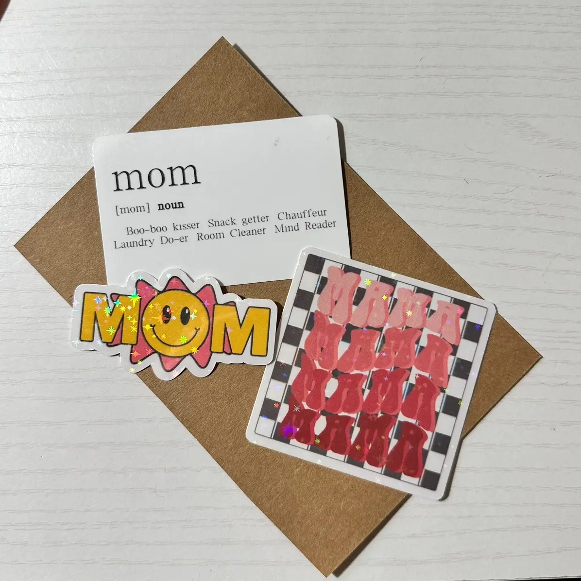 Mom Stickers - Boy Mom - Girl Mom - Exclusive Handmade Waterproof Stickers - Mothers Day Gift - Decorative