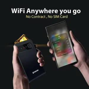 ECOVOK Portable Travel 4G Wi-Fi Mini Global Router Tri-Band No SIM Card Needed Free 1GB Data Smart App Control Upgraded 2025 Chipset for Faster Speeds Perfect for Home RV Travel Outdoor Car airpods pro2 phone  cases  iphone 15  14  promax