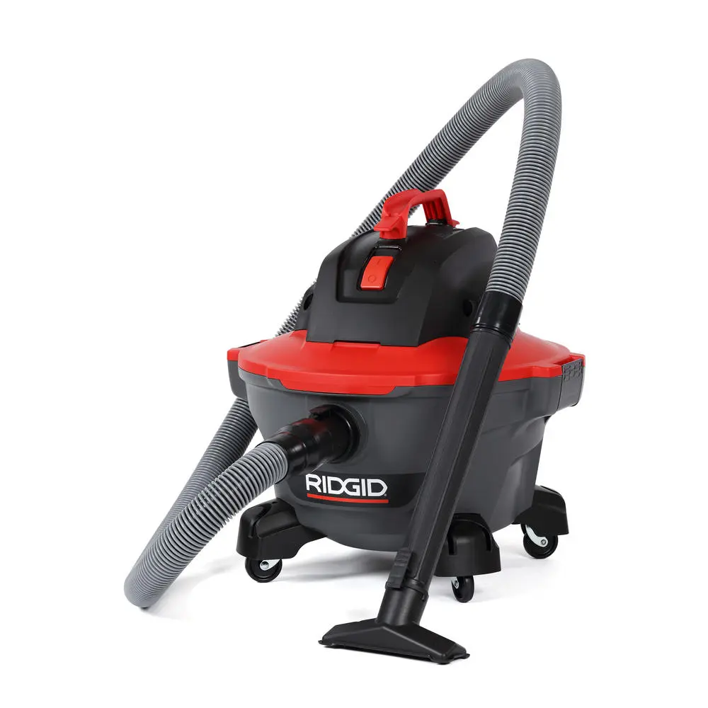 RIDGID 62698 6 Gallon Wet/Dry Vac, Rt0600, Red RIDGID 62698 6 Gallon Wet/Dry Vac, Rt0600, Red