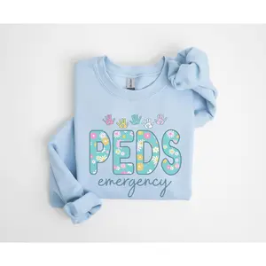 PEDS Emergency T-Shirt OR Sweatshirt , Pediatric ER Work t-shirt Womenswear Womenswear Tops