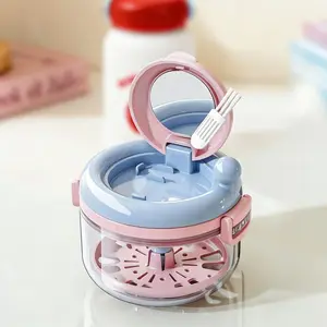 Orthodontic Appliance Storage Box, Rotating Cleaning Tray, Invisible Retainer Drain Layered Portable Sealed Orthodontic Case, Ideal Organizational Solution