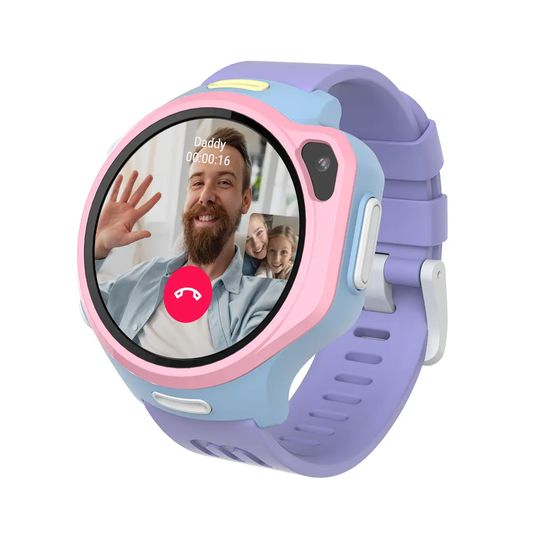 myFirst Fone R2 GPS Kids Smartwatch with Video Calling, Real-Time GPS Tracking, Parental Controls, Heart Rate Monitor, Step Tracker, SOS Emergency, Safe Zones, eSIM Smart Watch for Boys & Girls Ages 5–12, Birthday Christmas Gift