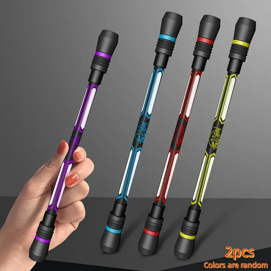Fashion Spinner Pen, Creative Combo New Print Spinner Pen, Fun Manual Rotation Pen for Students, Replaceable Core, Stress Relief Toy Pen, Stress Relief Tool