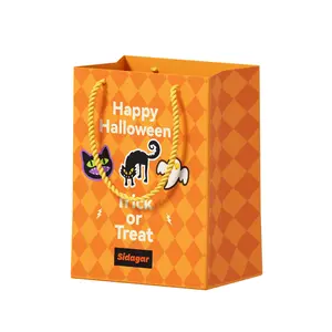 [Sidagar] Halloween orange thermos gift bag