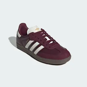 Adidas Samba OG Shoes Burgundy White Gum –  Brand New & Authentic Women’s Leather Casual Trainers JR8844