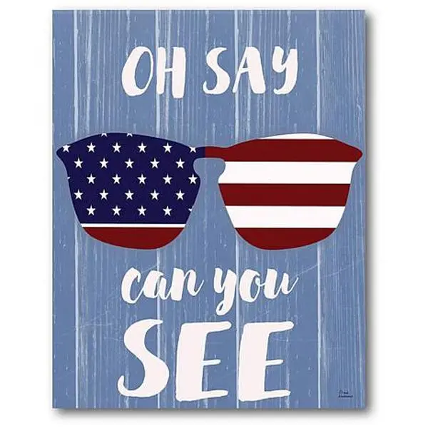 Courtside Market OH SAY Canvas Wall Art - 20" x 24"