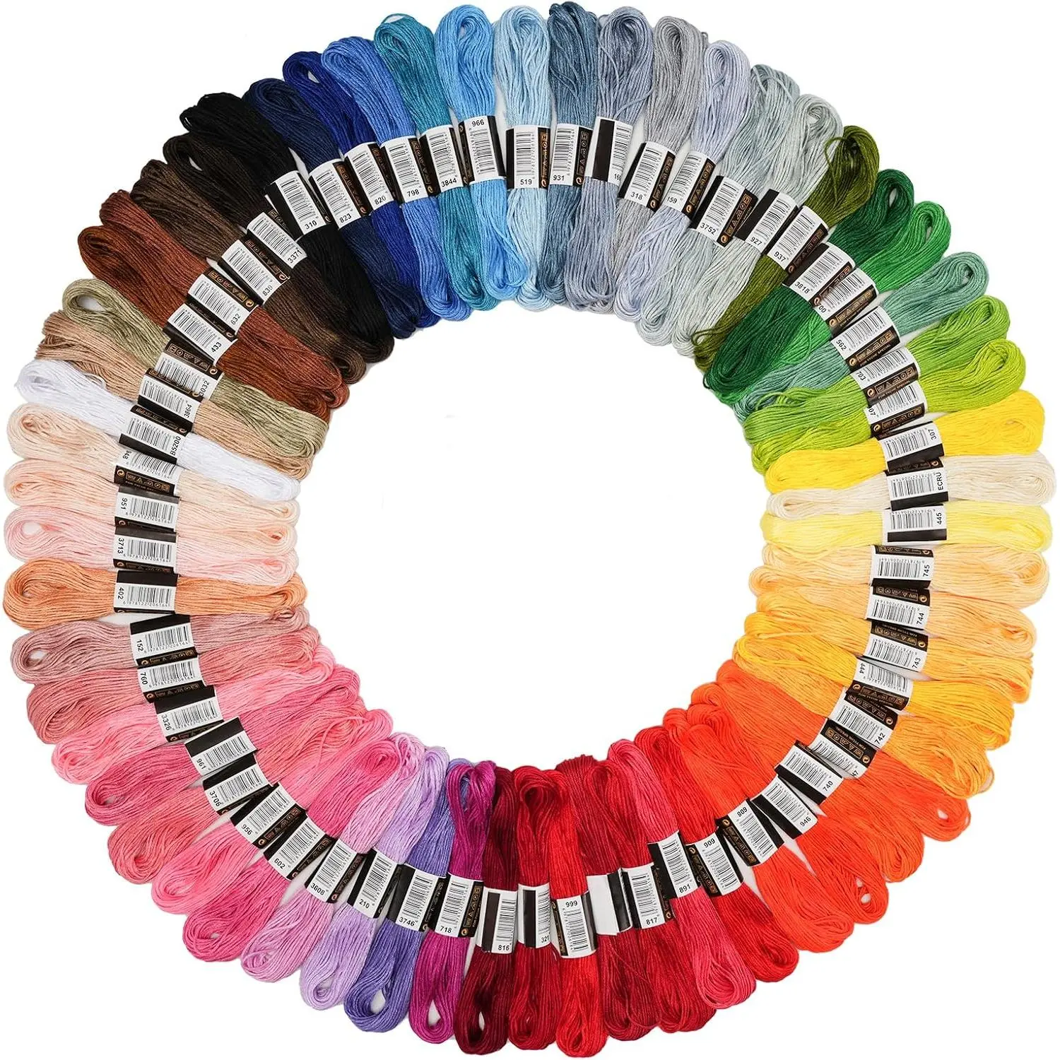 70 Skeins Rainbow Color Embroidery Floss Friendship Bracelet String  Stitch Embroidery Thread  Floss Bracelet Yarn, Craft Floss