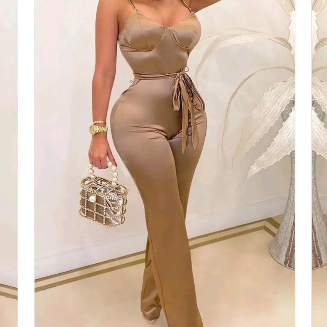 Satin Night Jumpsuit Satin Night Jumpsuit
