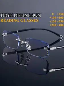 Photochromic Glasses - Reading Glasses with +1.0 to +4.0 Magnification, Non- Eyewear for Men & Women, Lens, Compatible with Contacts Users - Ideal for Computer, Reading, High Definition Glasses