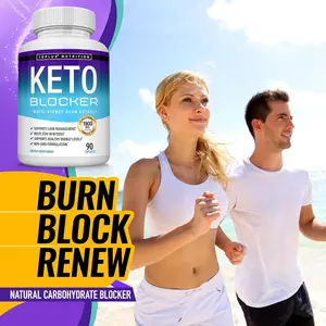 Toplux Keto Blocker Pills White Kidney Bean Extract - 1800 mg Natural Ketosis, Support Keto Diet, for Men Women, 90 Capsules, Supplement Edible Fitness Dietary Vitamin Healthy