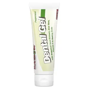 NutriBiotic Dental Gel, Peppermint, 4.5 oz (128 g)