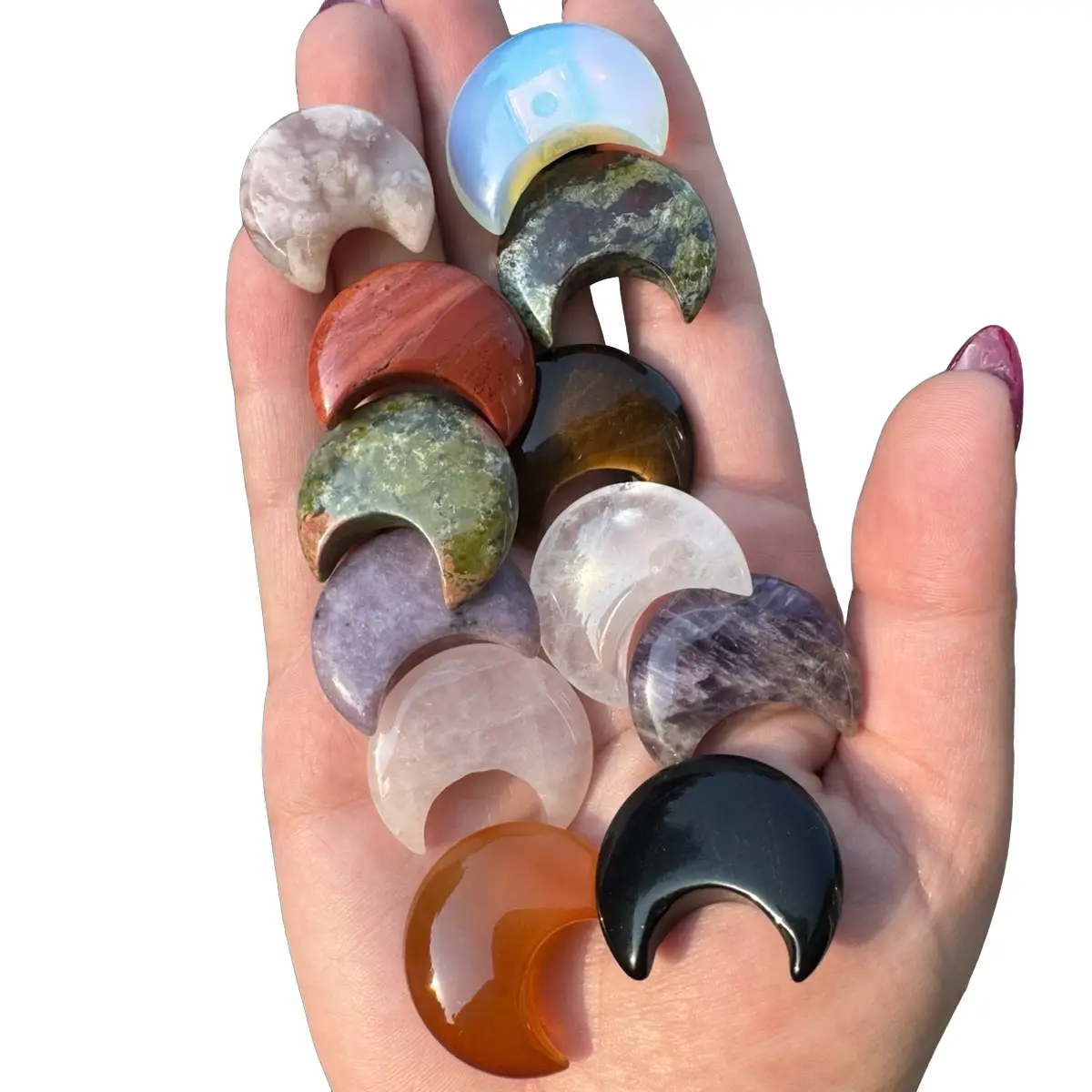 Crystal Car Vent Clips Tumbles | Natural Crystal Decoration, Tumbles, Palm Stones, Gemstones