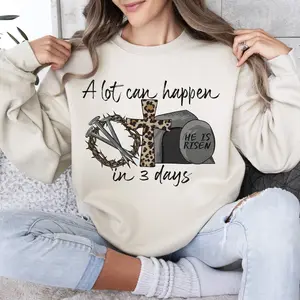 A Lot Can Happen In 3 Days Sublimation Shirt, Easter Shirt, Jesus Sublimation, Easter Christian Shirt, Christian Easter Shirt File 45722 562