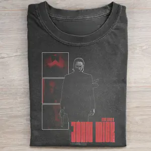 Vintage John Wick Graphic Tee - Thriller Movie Shirt - Keanu Reeves Tee - Iconic Movie Shirt - From the World of John Wick Ballerina Movie Tee Menswear Top
