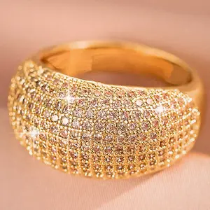 Luxury Women’s Ring with Large Oval Stone – Glamorous Jewelry Gift