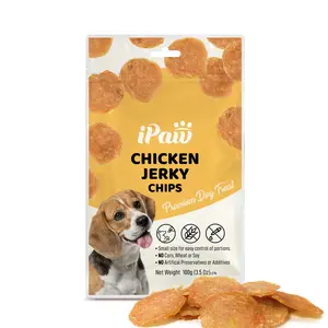iPaw - Chicken Chips, Ingredient Sourced from USA, Dog treats, Dog snack, Chews, allnatural dogtreats , 3.5oz