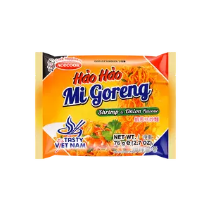 Acecook Vietnam Hao Hao Shrimp Onion Flavor Instant Noodles - 77g Bag, Authentic Vietnamese Pho Style