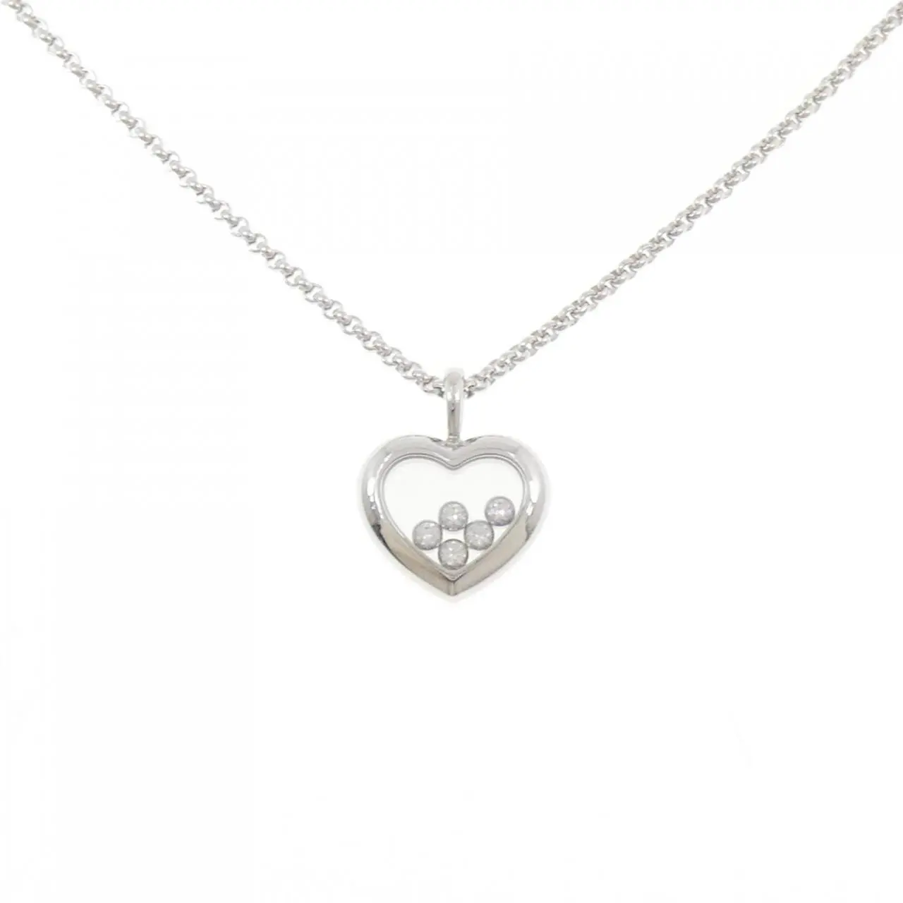 Chopard 750 White Gold Diamond Necklace