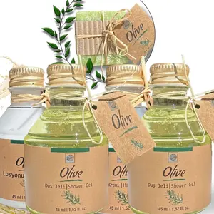 Roomsium Olive 75-Piece Guest Toiletries Set | Natural Hotel Amenities Body Care Boxed