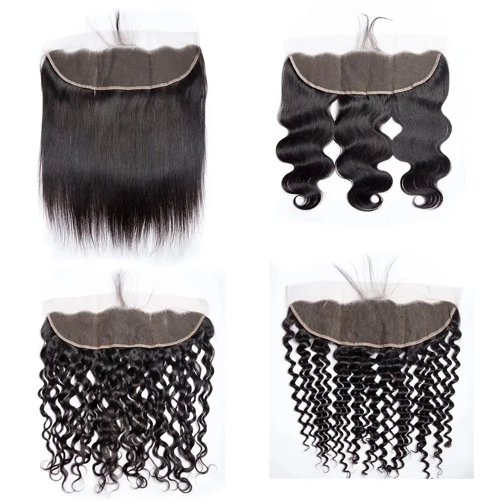 100% Human Hair 13x4 Transparent Lace Frontal, Soft & Breathable for Undetectable Look
