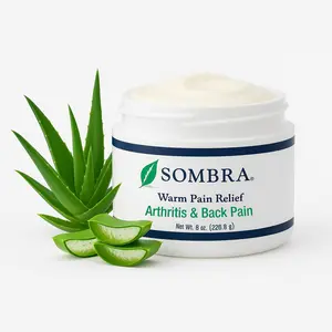 Sombra Warm Therapy Pain Relief Cream - Fast Acting Non Greasy Gel for Arthritis Back Pain & Joint Relief 8 oz Natural Ingredients Comfort