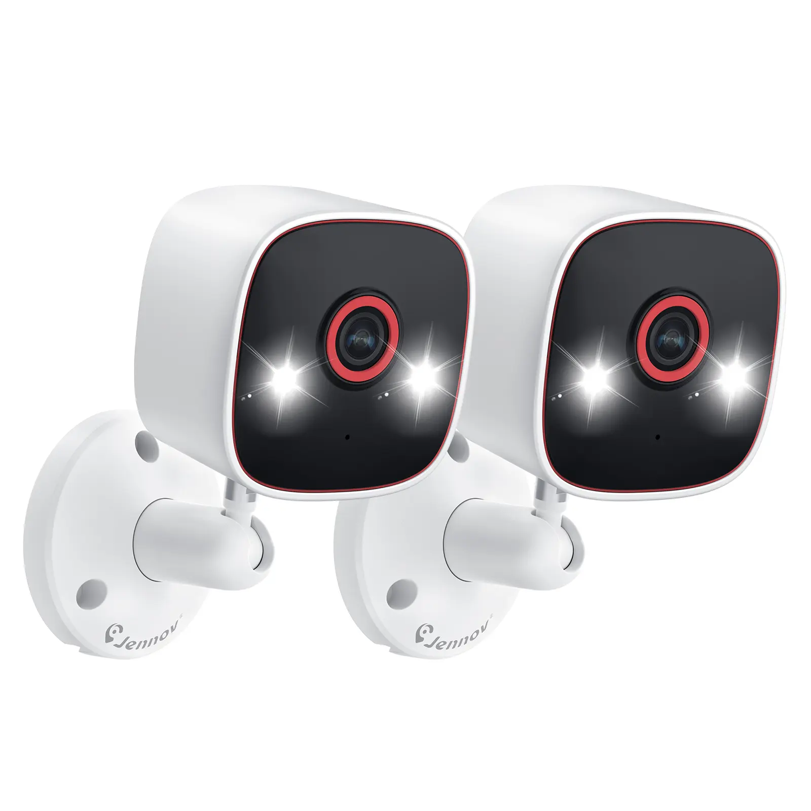 2.4G Wireless WiFi Indoor Camera Security - Home Camera System with Full Color Night Vision Surveillance, AI Human Motion Detection Alarm, 2-Way Audio, 24/7 Recording, Cloud & SD Card Storage, Alexa Compatibility for Baby Monitoring