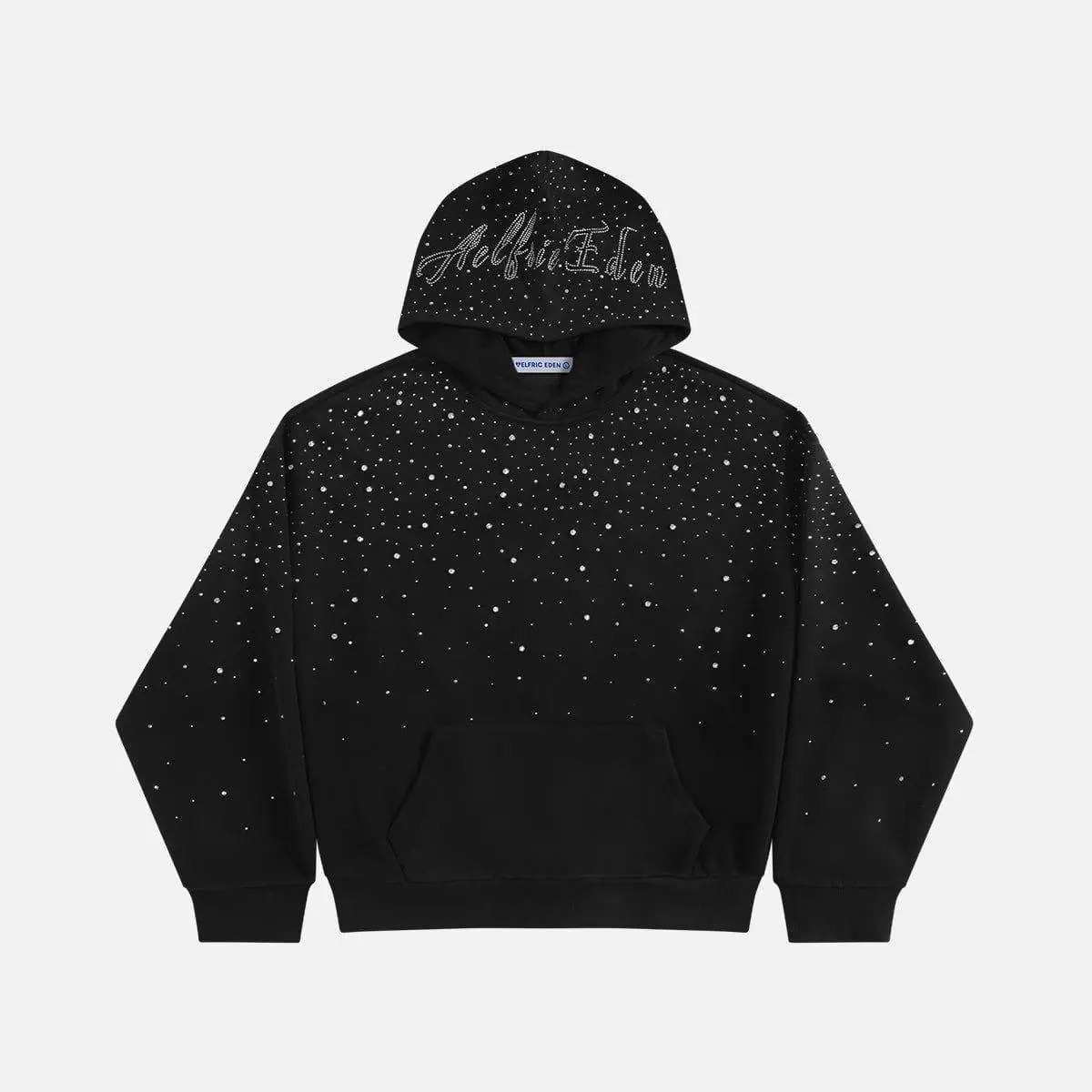Aelfric Eden All-over Print Hoodie Hoodie, (Not Real Rhinestones) Printed Graphic, Vintage Washed Streetwear Pullover, Y2K Oversized Fit Unisex Sweatshirt