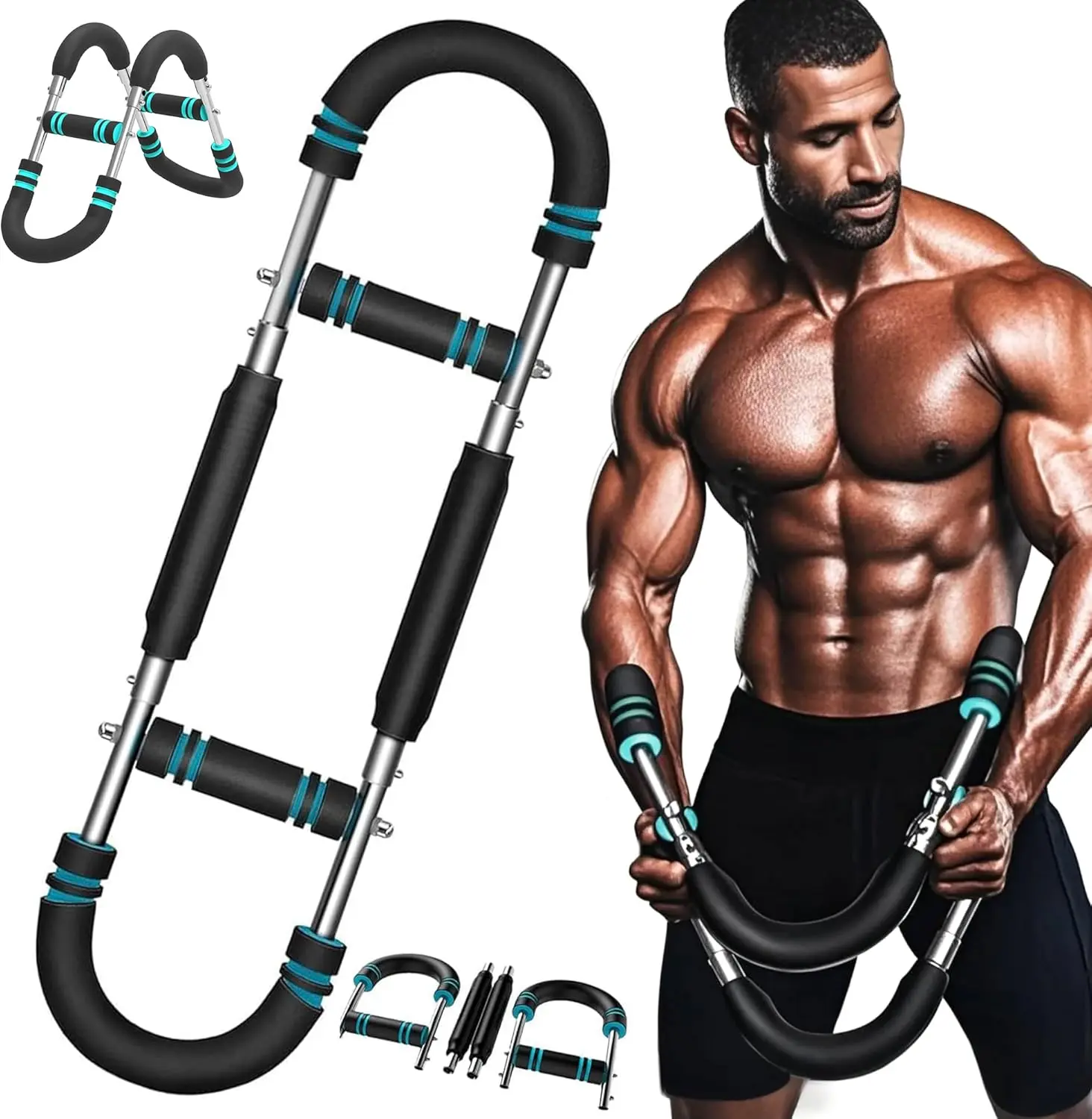 Twister Arm Trainer 70-110lbs Adjustable Chest Workout Equipment for Home Portable Chest Trainer for Men & Women Arm Chest and Shoulder Strength Training Fitness Tool