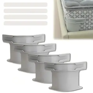 4-pack Bed Sheet Holder with Locking Clips, Corner Fitted for All Mattress Sizes Bedsheet Clip Durable BeddingAccessories/ Lock Sheet Holders Keep Sheets Tight Heavy Duty Bed Sheet Holder